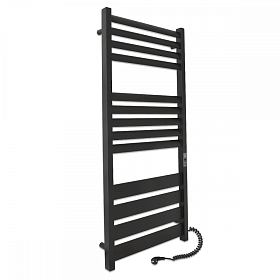 Полотенцесушитель электрический Laris Атлант Премиум 500x1200 правый тэн, черный матовый