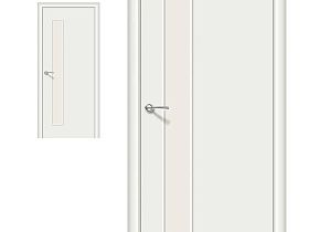 Межкомнатная дверь Браво Финиш Флекс Gost Гост-3 Л-23 (Белый) Magic Fog с усилением