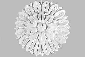 Розетка потолочная Decomaster 80155 155х30мм