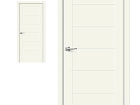 Межкомнатная дверь Браво Винил CPL M21 Luna