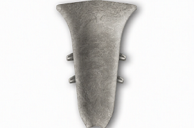 Угол внутренний для плинтуса Идеал Классик-55, К-П55-В 547 Лофт светло-серый, 55мм