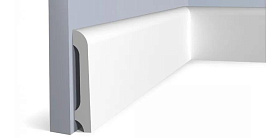 Плинтус напольный Hiwood B80B, 80х14х2000 мм, 1 м.п.