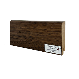 Плинтус МДФ DeArtio Best B302-23 Волжский вяз коричневый 80х16х2050, 1 м.п.