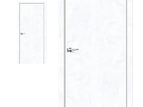 Межкомнатная дверь Браво Эко Шпон Браво-0 Snow Art