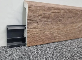 Напольный плинтус Winart HDPS 80 мм 032 Дуб Викторианский (80х20х2000 мм), 1 п.м.