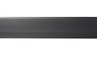 Плинтус из дюрополимера ударопрочный Bonkeel Top HDPS 03 Графит 2000×80×14, 1 м.п.
