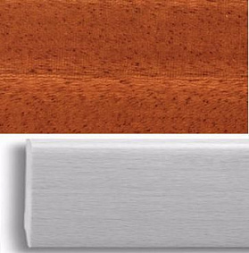 Плинтус шпонированный Pedross Махагон 80х18, 1 м.п.