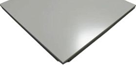 Кассета оцинкованная Grand Line Board  595х595 мм (0.25мм) RAL 7047