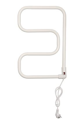 Полотенцесушитель электрический Domoterm E-образный DMT 104-25 40х60 EK R, Справа