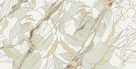 Керамогранит Тянь-Шань Тривия Декор 2 бежевый,глянец TP3668H2 30x60 (1.8м²/уп), 1 кв.м.
