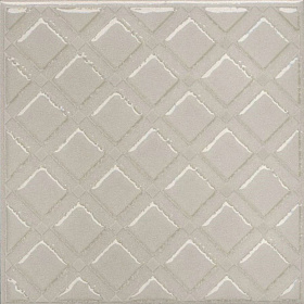 Декор Kerama Marazzi Марокканская коллекция Бахия KMD3STA014GN Декор 1 серый светлый глянцевый 9,8x9,8x0,7