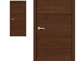 Межкомнатная дверь Браво Эко Шпон Браво-0 Brown Skyline