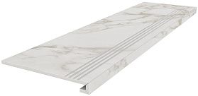 Ступень клееная Kerama Marazzi SG540722R/GCF Монте Тиберио серый светлый лаппатированный обрезной 33x119,5x0,9