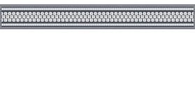 Бордюр Нефрит Эрмида серый 40х5