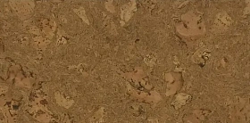 Клеевой пробковый паркет Ibercork EasyCork Леон маррон 6 SG без лака с фаской, 1 м.кв.