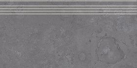 Ступень Kerama Marazzi DD205120R/GR Про Лаймстоун серый темный натуральный обрезной 30x60x0,9 см