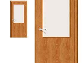 Межкомнатная дверь Браво Финиш Флекс Gost Гост-13 Л-12 (МиланОрех) Magic Fog без усиления