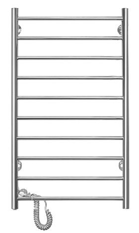 Полотенцесушитель электрический Domoterm Аврора DMT 109-10 50х90 EK L, нижнее левое