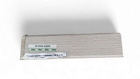 Напольный плинтус Deconika Д-П55 (пластиковый с кабель-каналом) 255 Ясень бьянко 2200/55/22мм, 1 м.п.