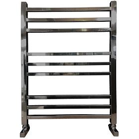 Полотенцесушитель водяной Ника MODERN 80x60 с вентилями (комплект люкс), хром