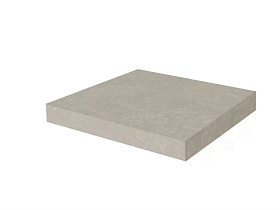 Ступень угловая клееная Kerama Marazzi Марокканская коллекция Касабланка HP KM6012G0201RGCA  серый светлый матовый обрезной 33x33x0,9