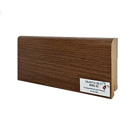 Плинтус МДФ DeArtio Best B302-22 Скандинавский дуб темный 80х16х2050, 1 м.п.