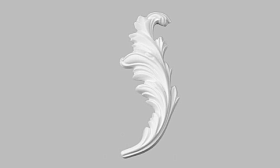 Фрагмент орнамента Decomaster 66142R 55х150х15мм