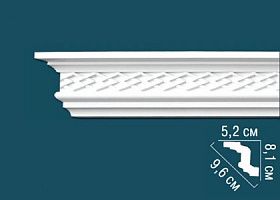 Карниз Перфект с рисунком АА011F 52х81х2300 мм, 1 м.п.