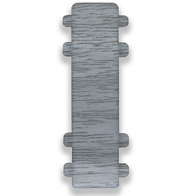 Соединитель для плинтуса Идеал Классик-55, К-П55-С 282 Палисандр серый, 55мм