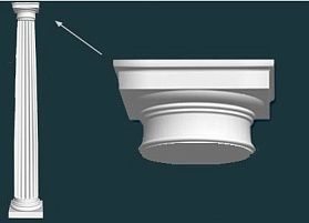 Колонна Перфект N1125-1W 279х62х279 мм