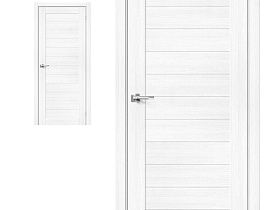 Межкомнатная дверь el`Porta экошпон Porta X Порта-21 Snow Veralinga глухое полотно