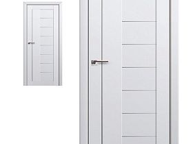 Межкомнатная дверь Profil Doors экошпон серия U 17U Аляска полотно со стеклом матовым