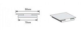Соединительный элемент для дверей Браво, Riviera Ice (mr.wood)