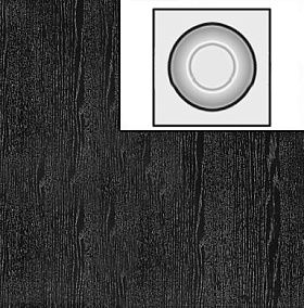 Розетка для шпонированных дверей Браво Д-08 Черный абрикос Тип-1