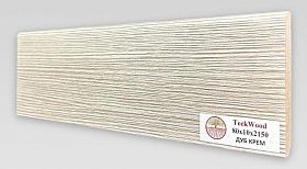 Плинтус МДФ TeckWood цветной прямой 80х10мм Дуб Крем, 1 м.п.