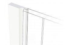 Финишный молдинг Hiwood LF124A NP 42x12x2700 мм, 1 м.п.