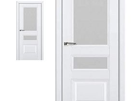 Межкомнатная дверь Profil Doors экошпон серия U 68U Аляска полотно со стеклом ромб