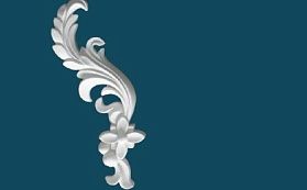 Элемент орнамента Перфект G2364R 207х104х25 мм