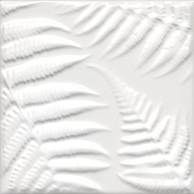 Декор Kerama Marazzi Марокканская коллекция Агдаль KMD2SFD001BN Декор 3 белый матовый структура 15x15x0,9