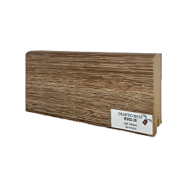 Плинтус МДФ DeArtio Best B302-20 Дуб Тобакко 80х16х2050, 1 м.п.