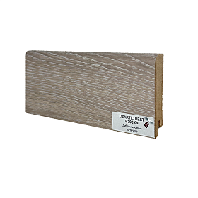 Плинтус МДФ DeArtio Best B302-09 Дуб Темно-серый 80х16х2050, 1 м.п.