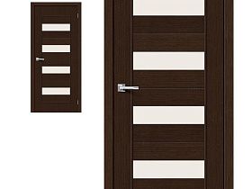 Межкомнатная дверь Браво Эко Шпон Тренд-23 3D Wenge Magic Fog