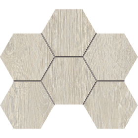 Мозаика Estima Kraft Wood KW00 Hexagon 25x28,5 Полир.,1 кв.м.