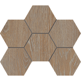 Мозаика Estima Kraft Wood KW01 Hexagon 25x28,5 Полир.,1 кв.м.