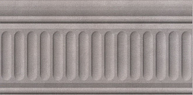 Бордюр Kerama Marazzi 19033/3F Александрия серый структурированный 20х9,9