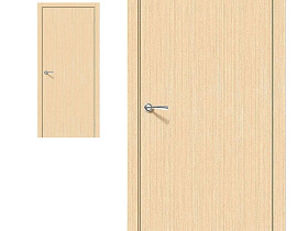 Межкомнатная дверь Браво Шпон Соло-0.V Ф-22 БелДуб