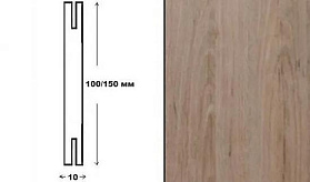 Добор телескопический для дверей Profil Doors серии XN, Салинас светлый