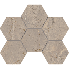 Мозаика Estima Bernini  BR02 Hexagon 25x28,5 Полир.,1 кв.м.