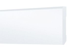 Напольный композитный плинтус Arbiton Stiq S0611 Белый 60x10х2400 мм, 1 м.п.