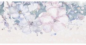 Декор Нефрит Нормандия бирюзовый низ 25х50